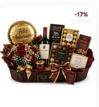 Cesta Aniversário Premium